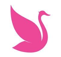 Lencería cisne rosa 